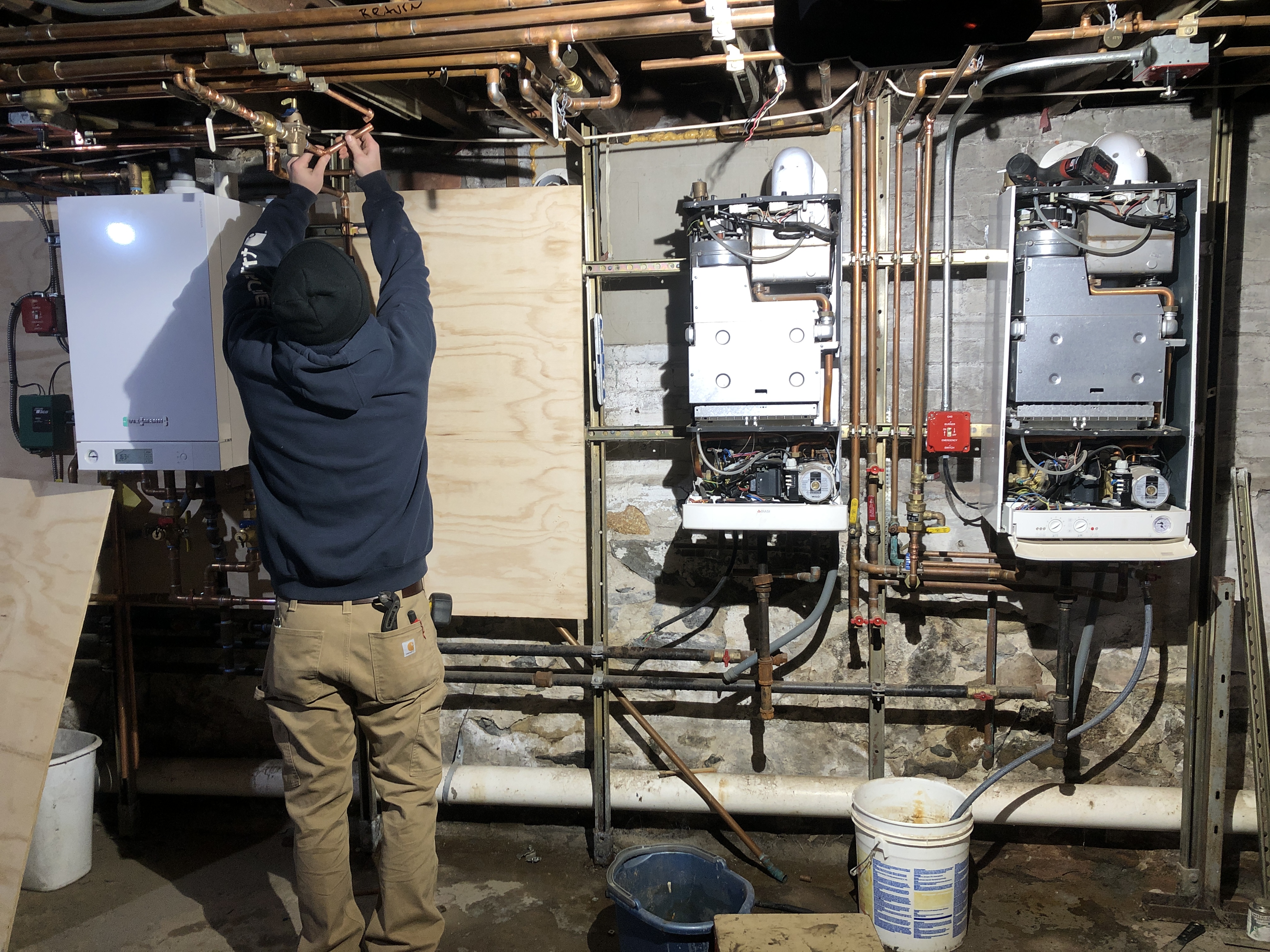 Viessman tankless water heater install